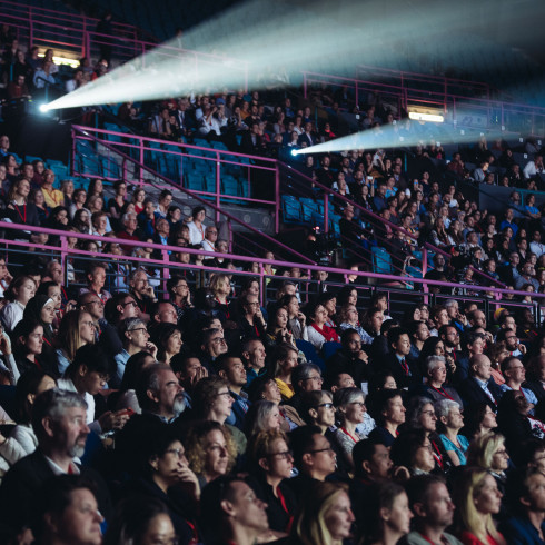 Photograph from the opening ceremony at the 2019 congress in Geneva