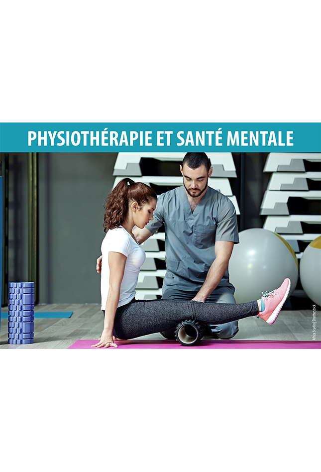 Vorschaubild für die Postkarte zum Welt-PT-Tag 2018: Physiotherapie und psychische Gesundheit auf Französisch