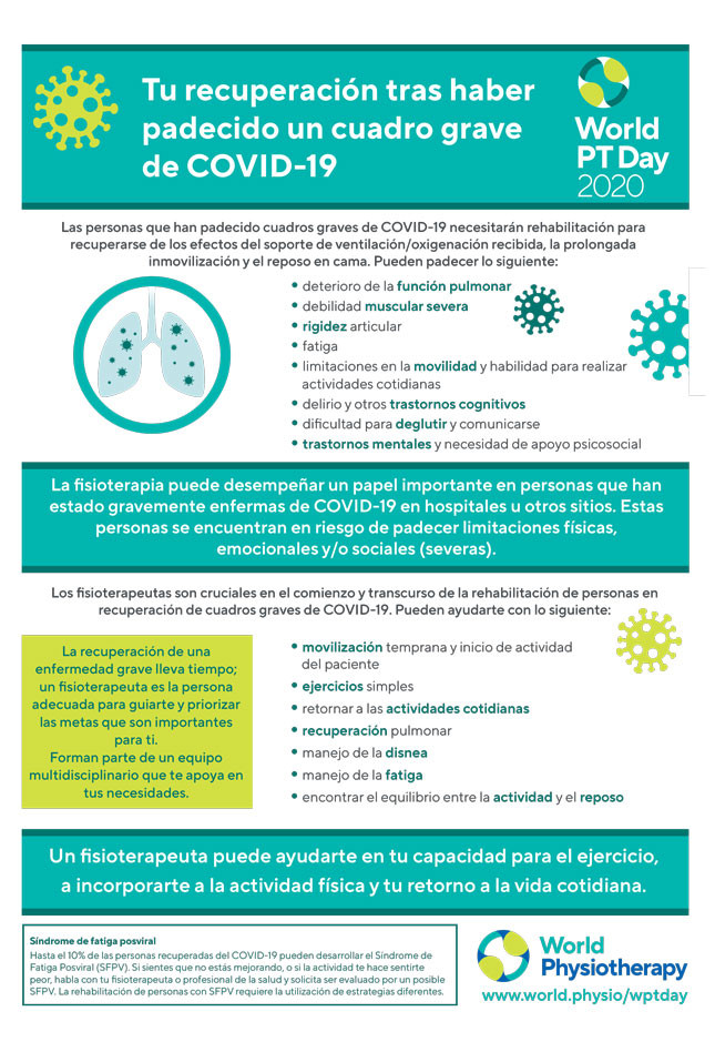 World Pt Day Infographics Spanish World Physiotherapy