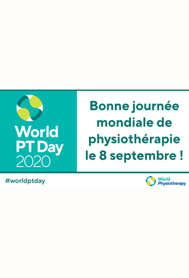 World Pt Day ソーシャルメディア フランス語 世界の理学療法