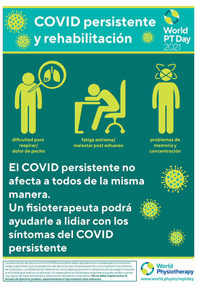 Imagen del cartel 2021 del Día Mundial del PT 1 en español