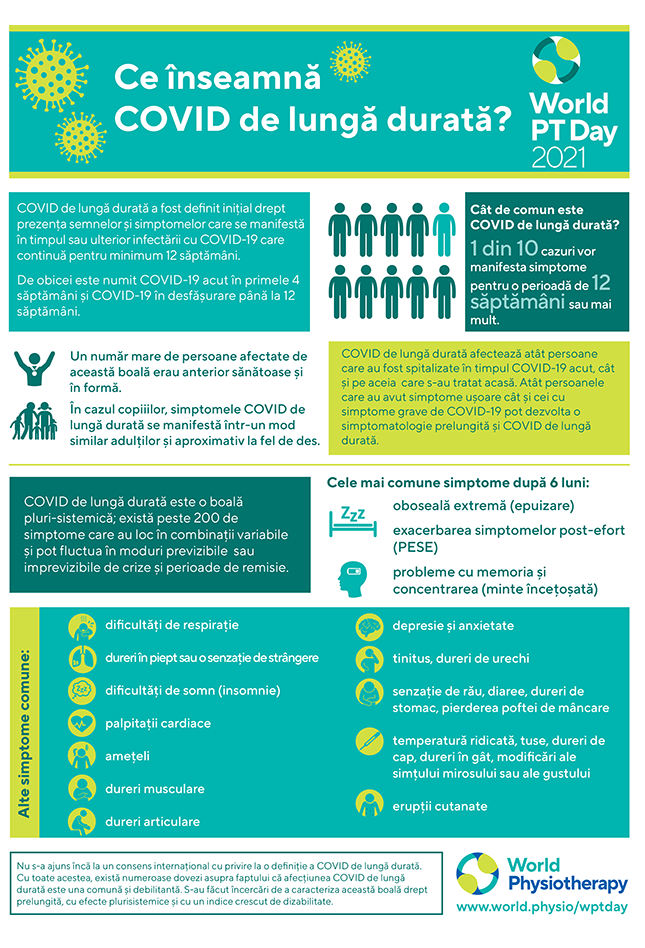Image for World PT Day 2021 InfoSheet 1 in Romanian