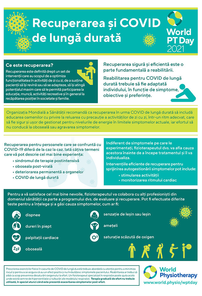 Image for World PT Day 2021 InfoSheet 2 in Romanian