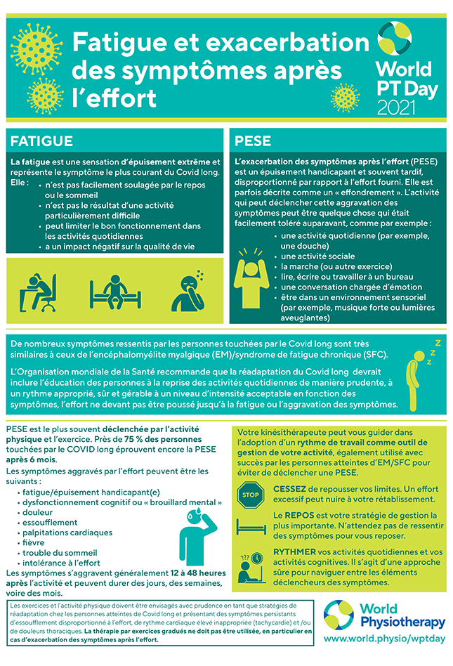 Image of World PT Day 2021 InfoSheet 3 in French