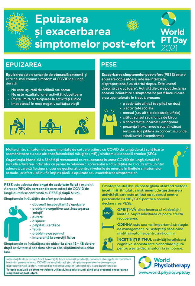 Image for World PT Day 2021 InfoSheet 3 in Romanian