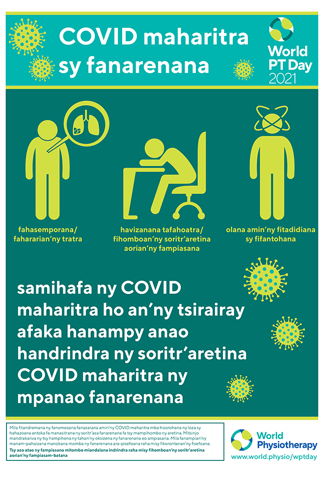 Image for World PT Day 2021 Poster 1 in Malagasy