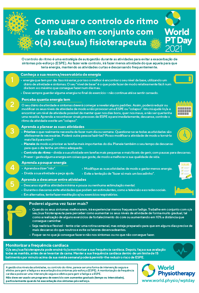 Image for World PT Day 2021 InfoSheet 4 in Portuguese