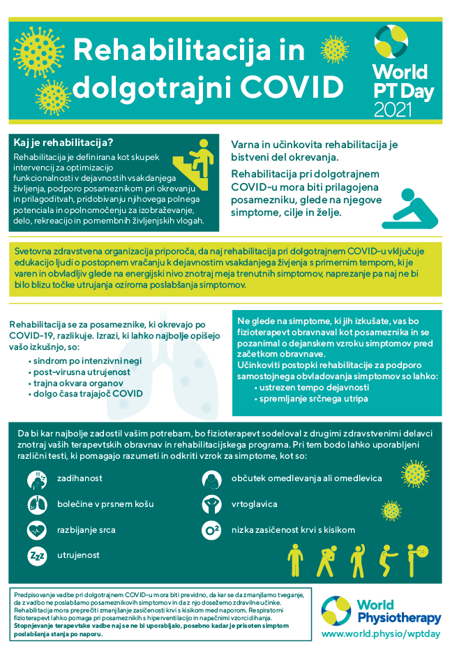 Image for World PT Day 2021 InfoSheet 2 in Slovenian
