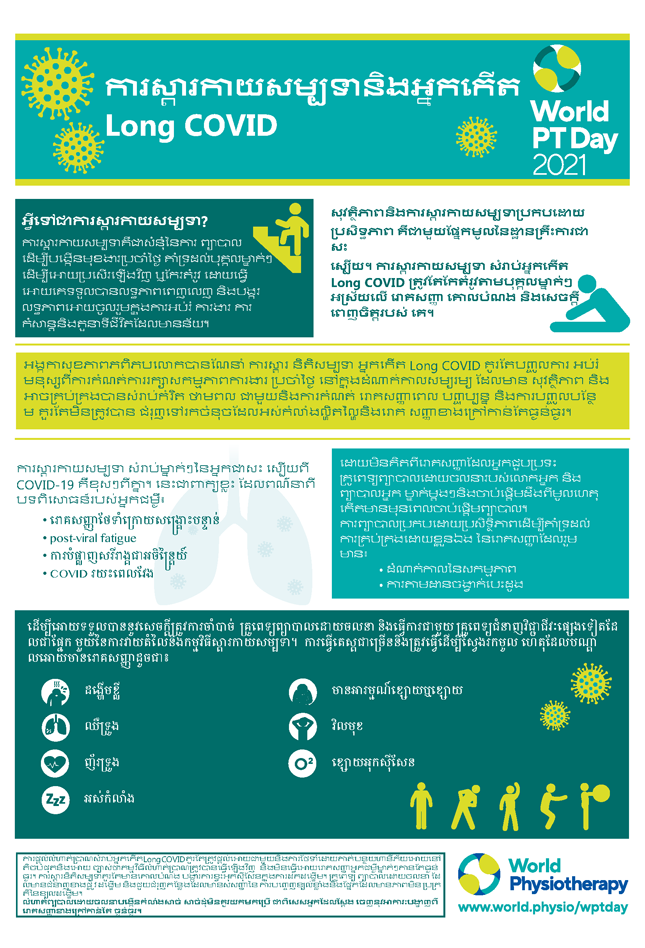 Image for World PT Day 2021 InfoSheet 2 in Khmer