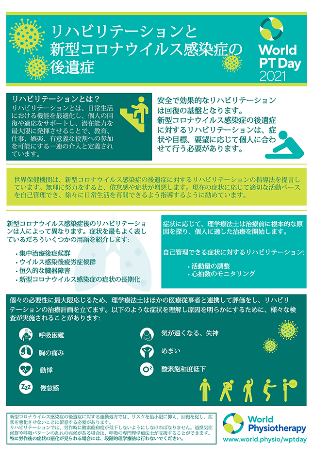 World PT Day information sheet 2. Japanese