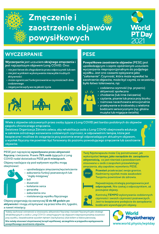 Image for World PT Day 2021 InfoSheet 3 in Polish