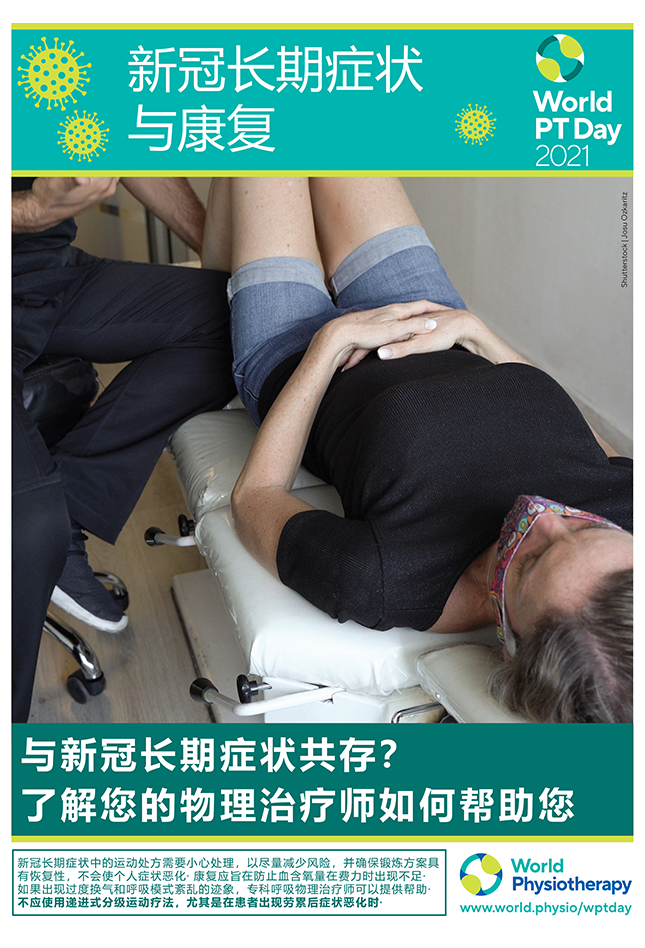 Image of World PT Day 2021 poster 6 in Chinese - Simplified