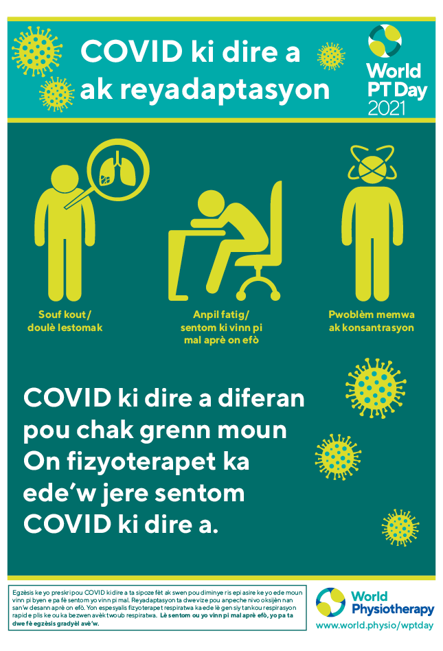 World PT Day poster 1. Haitian Creole