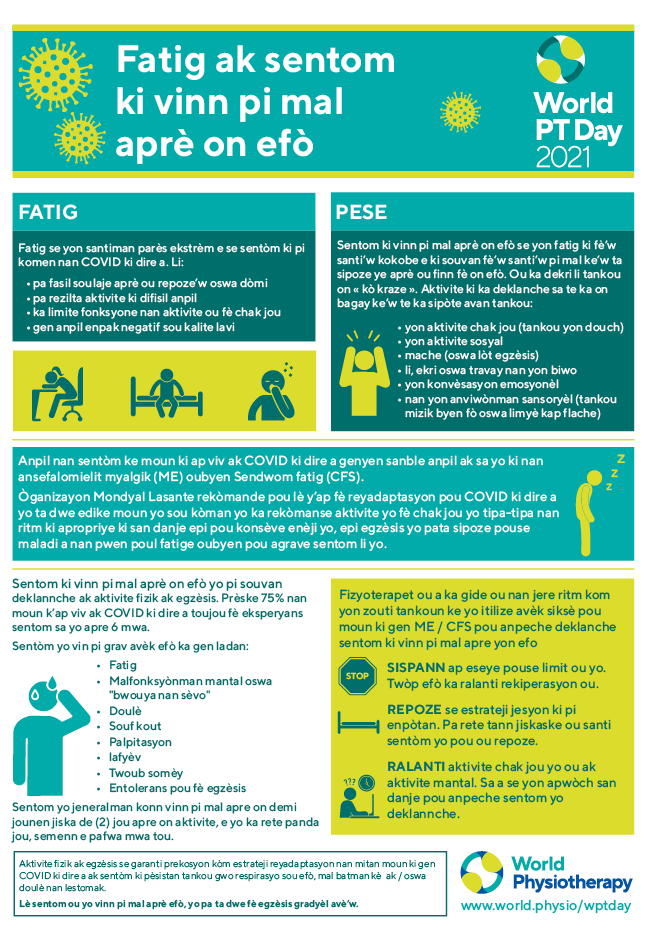 World PT Day information sheet 3. Haitian Creole