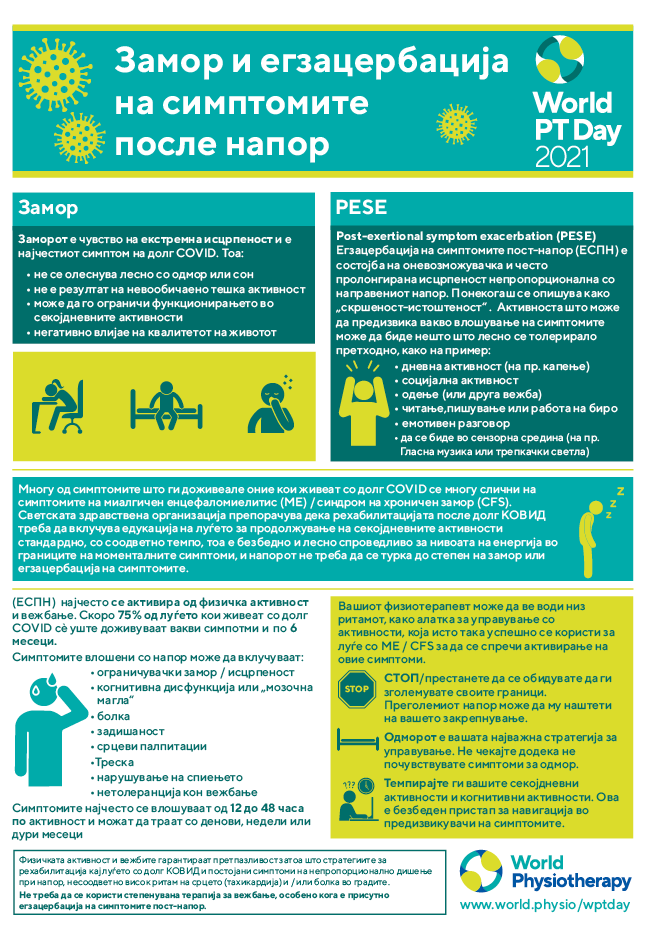 World PT Day information sheet 3. Macedonian