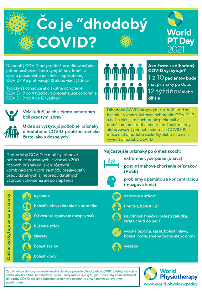 Image of World PT Day 2021 information sheet 1 in Slovak