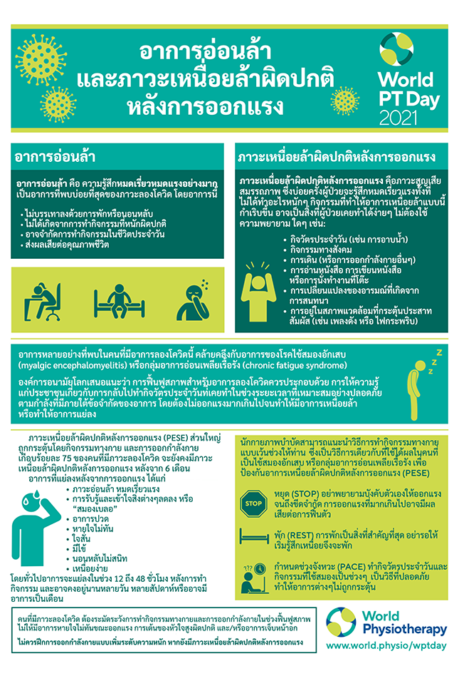 World PT Day information sheet 3. Thai