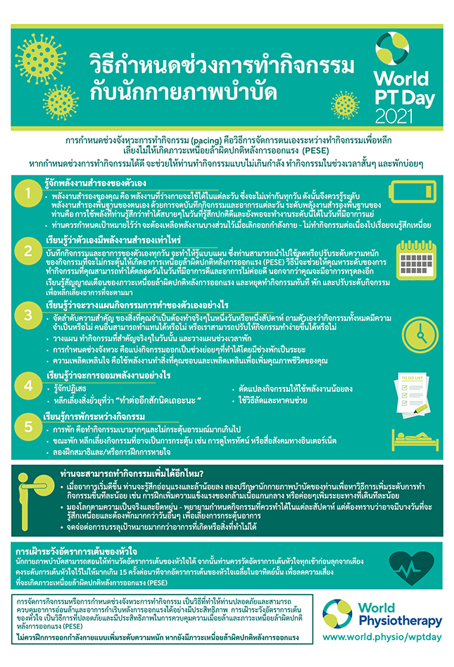 World PT Day information sheet 4. Thai