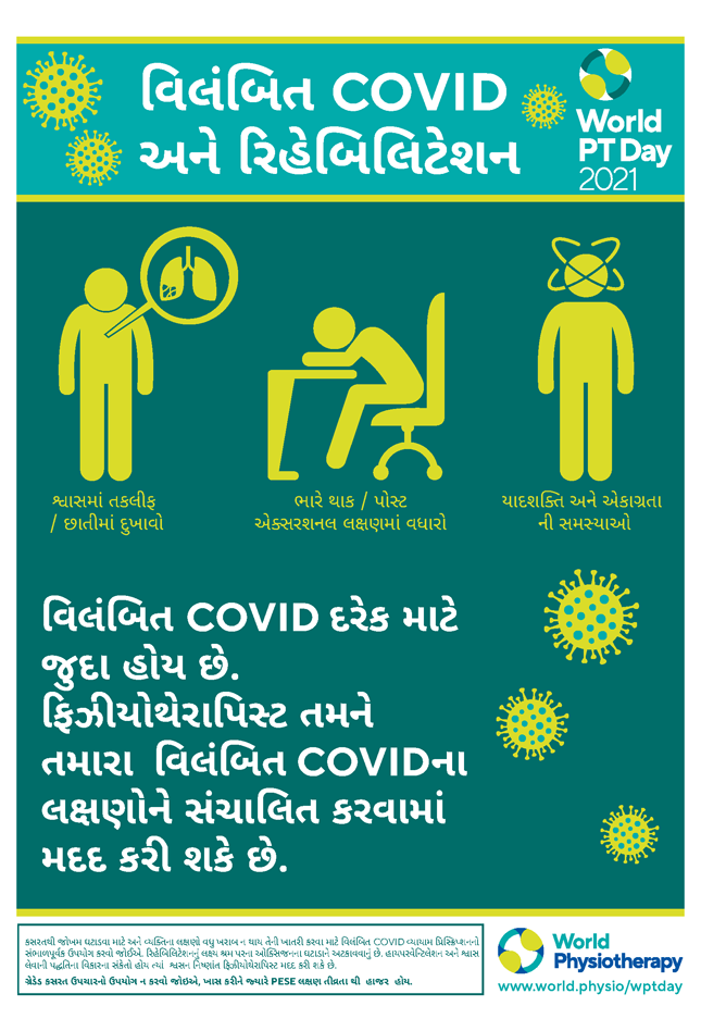 World PT Day poster 1. Gujarati