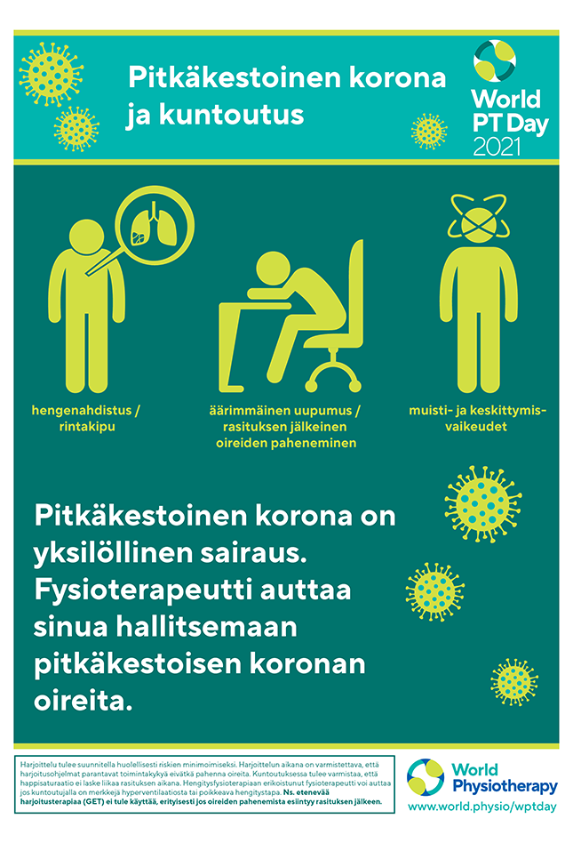 World PT Day poster 1. Finnish