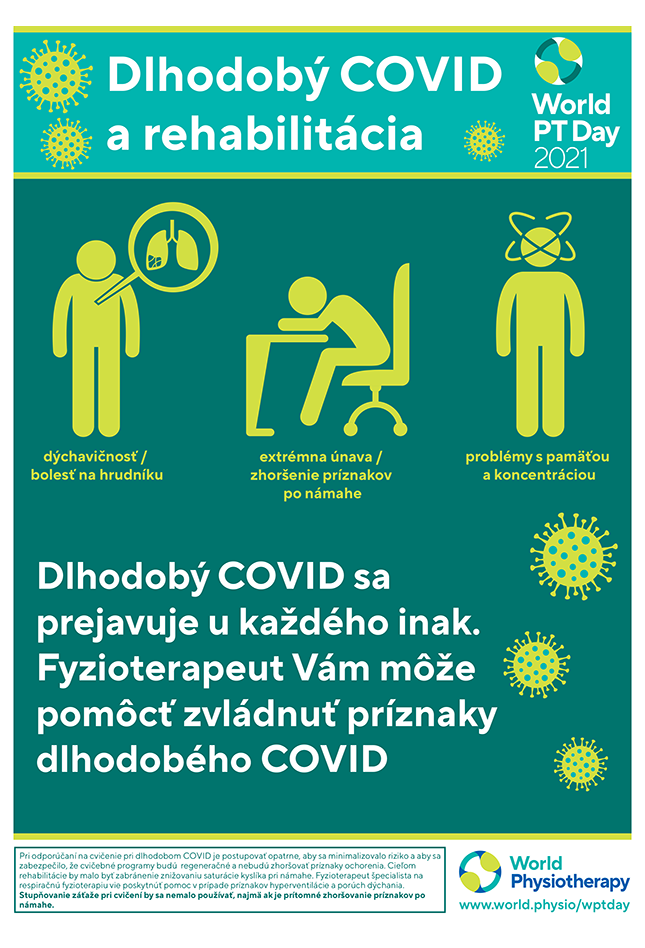 Imagen del cartel 2021 del Día Mundial del PT 1 en eslovaco