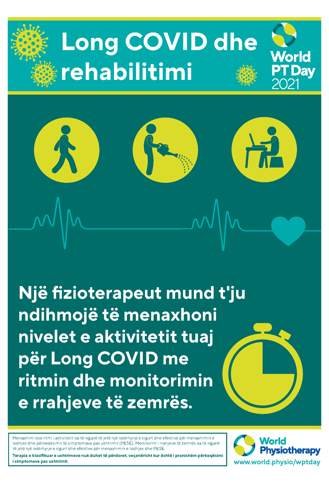 World PT Day poster 2. Albanian