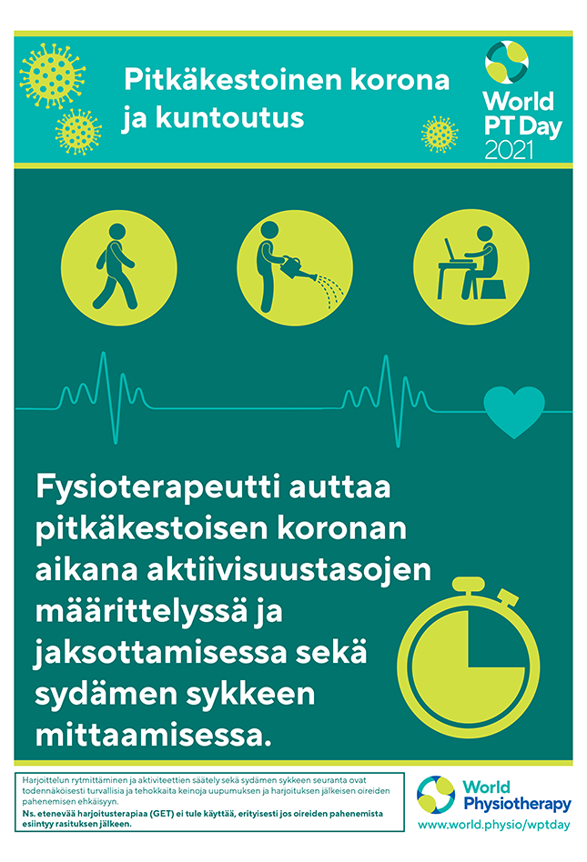 World PT Day poster 2. Finnish
