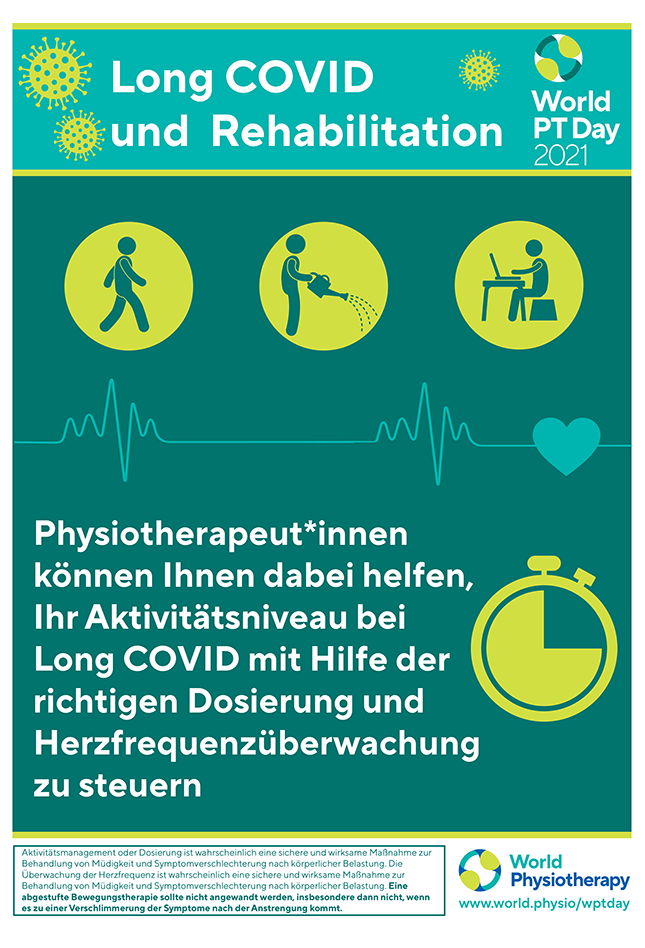 Image of World PT Day 2021 Poster 2 in Deutsch