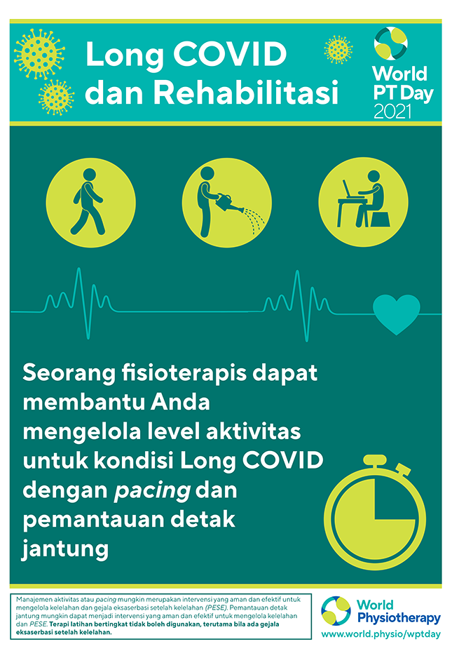 Image of World PT Day 2021 poster 2 in Indonesian