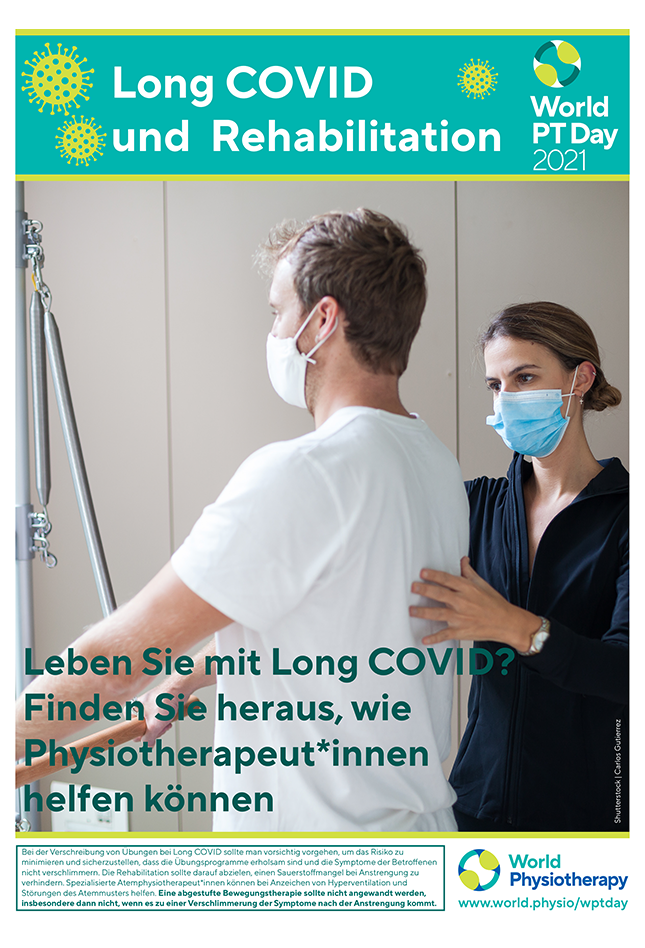Image of World PT Day 2021 poster 3 in German