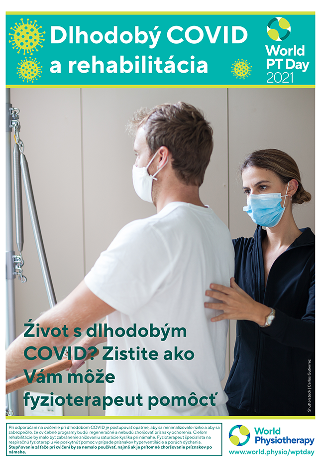 Imagen del cartel 2021 del Día Mundial del PT 3 en eslovaco