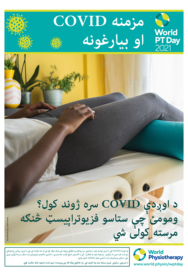 World PT Day poster 4. Pashto