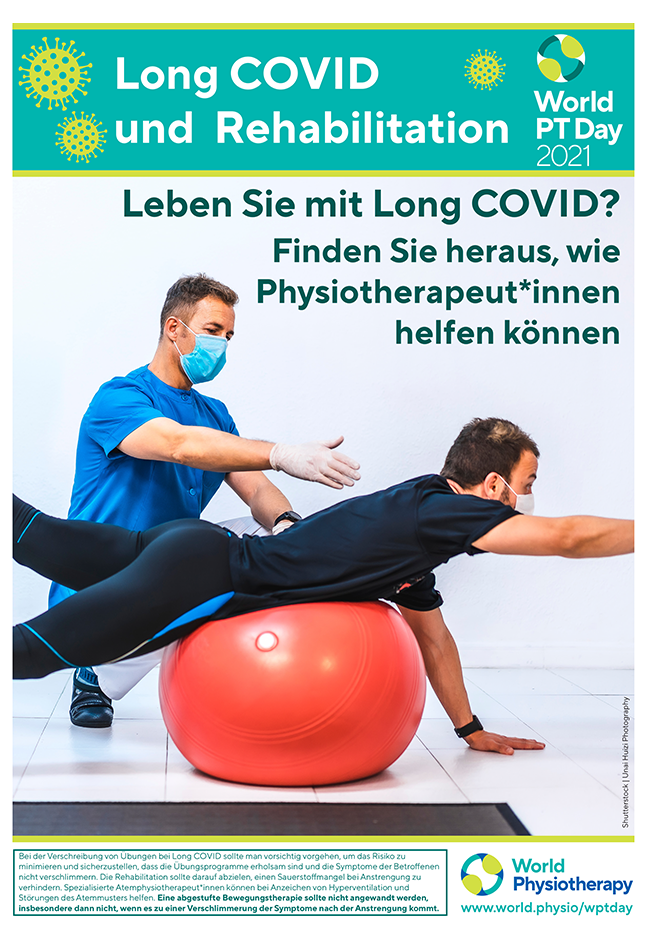 Image of World PT Day 2021 poster 5 in German