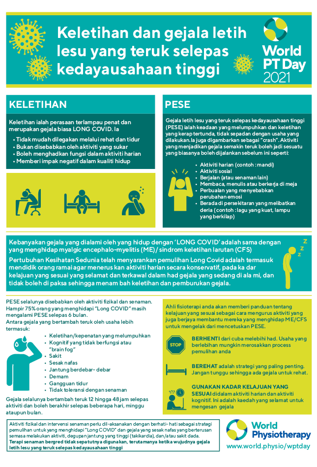 Image for World PT Day 2021 InfoSheet 3 in Bahasa Malaysia 