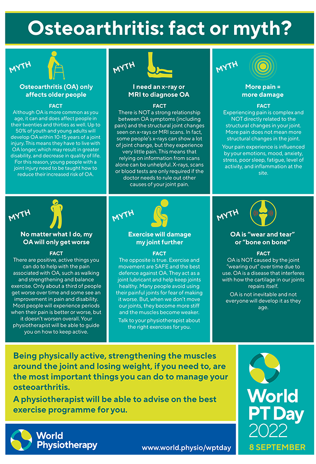 Image of World PT Day 2022 information sheet 5