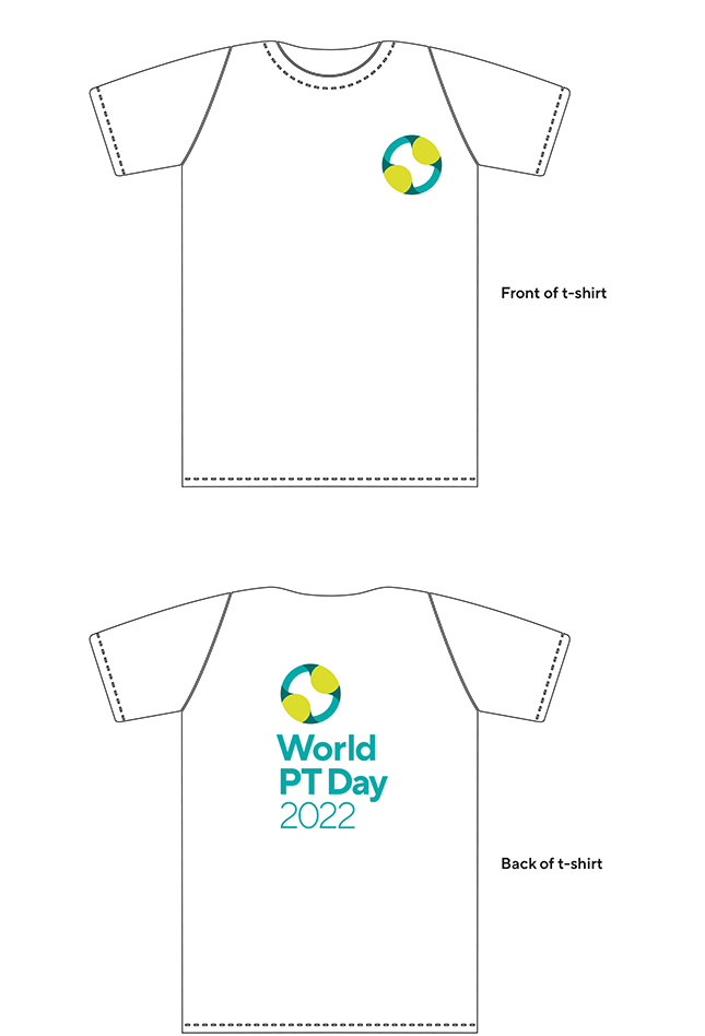 Image miniature du design du t-shirt de la Journée mondiale du PT 2022