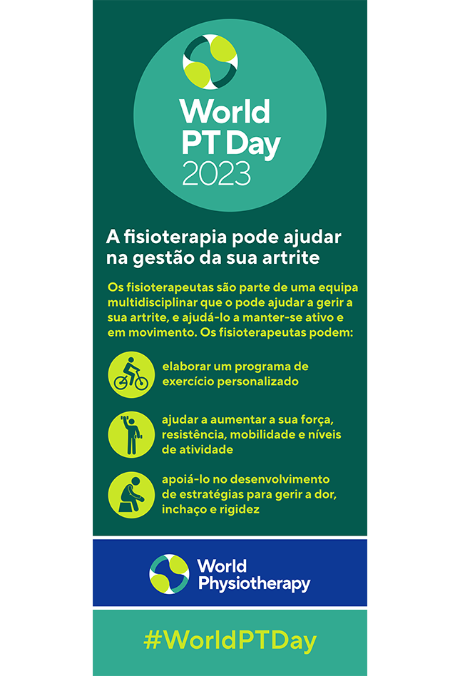 World PT Day 2023: banners (Portuguese) | World Physiotherapy