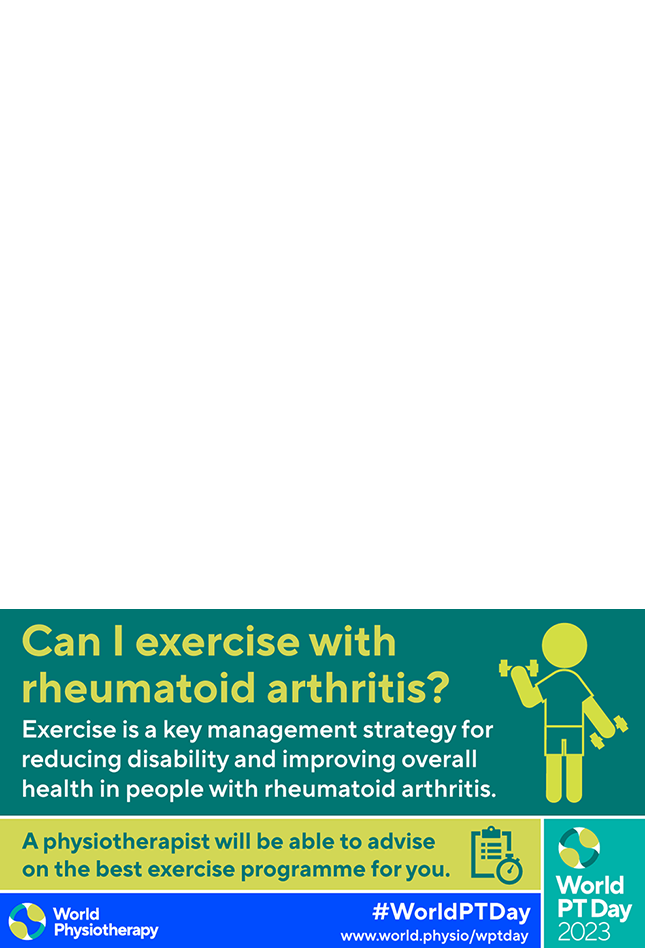 World PT Day 2023 social media graphic