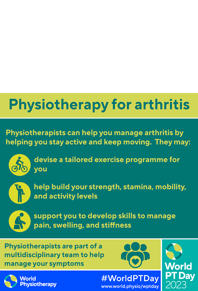 World PT Day 2023 graphic for social media