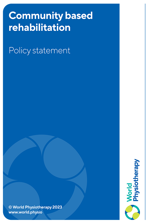 Policy statement cover thumbnail: Community based rehabilitation