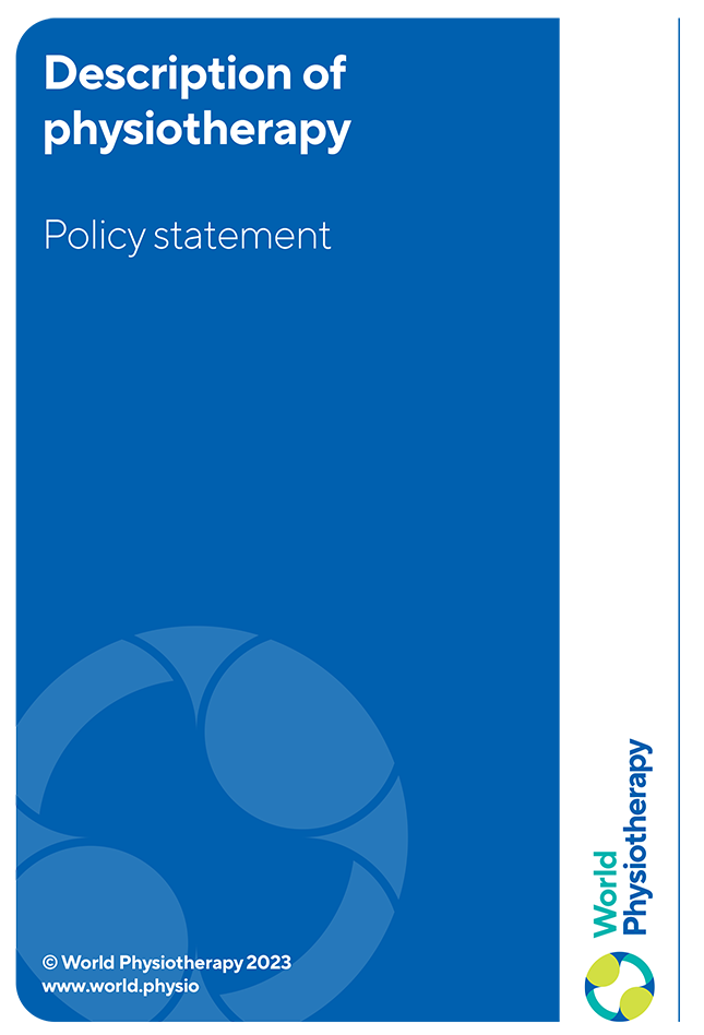 Policy statement cover thumbnail: Description of physiotherapy