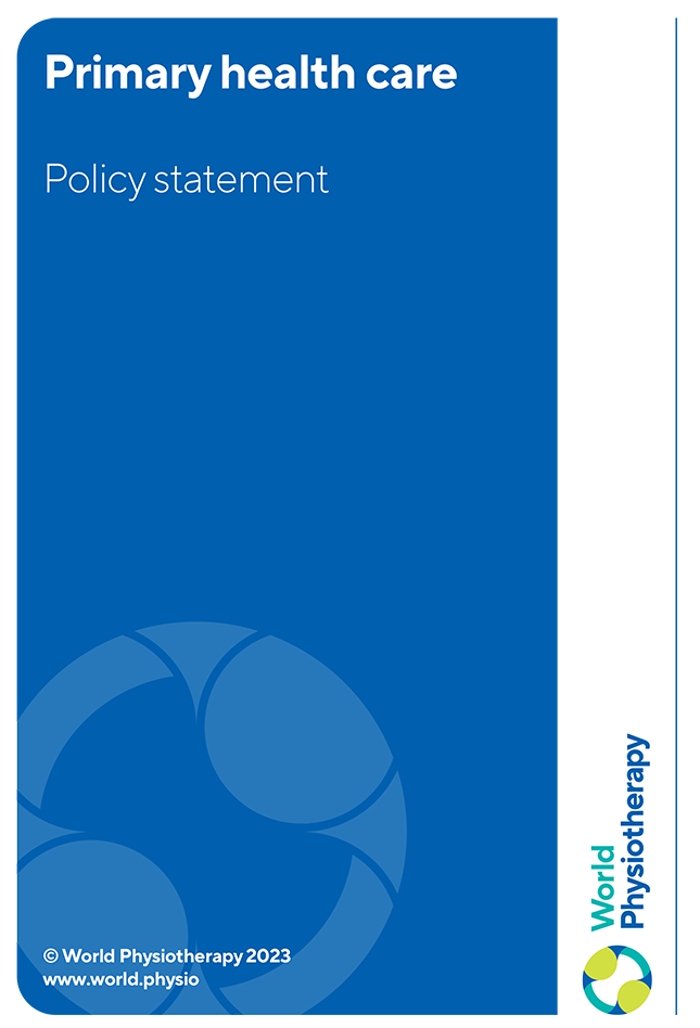 Miniatura de portada de la declaración de política: Atención primaria de salud