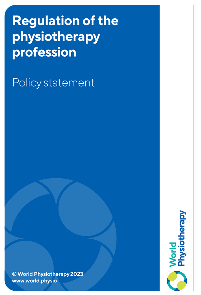 Miniatura da capa da declaração de política: Regulamentação da profissão de fisioterapia