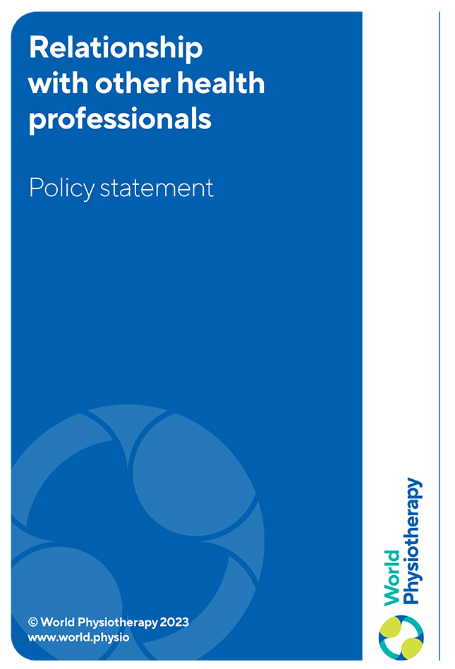 Miniatura de portada de la declaración de política: Relación con otros profesionales de la salud