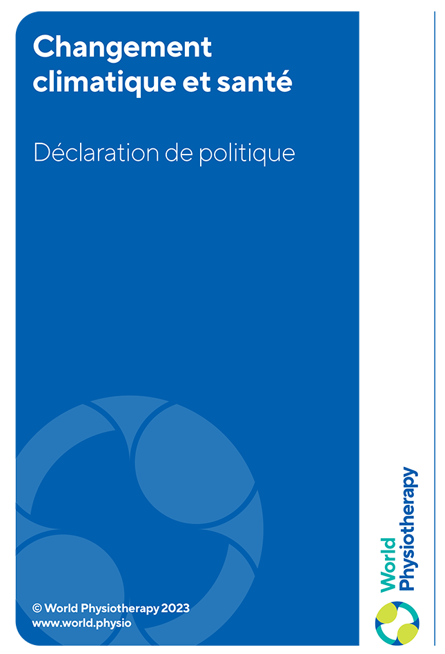 policy statement: climate change and health (French)