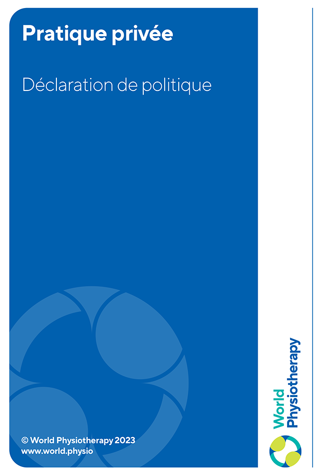 Miniatura de la portada de la declaración de política: práctica privada (en francés)