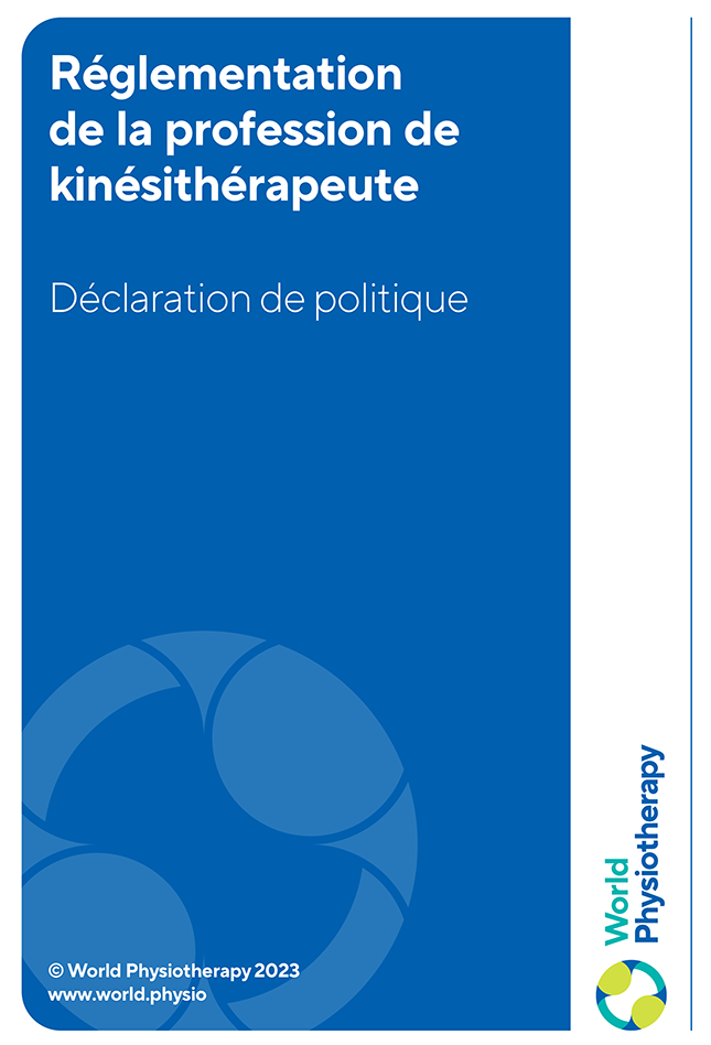 policy statement: regulation of the physiotherapy profession (French)