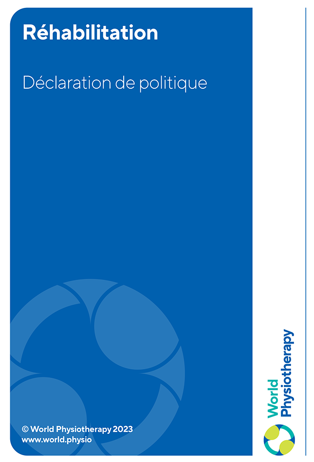 policy statement: rehabilitation (French)