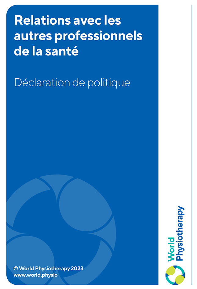 policy statement: relationship with other health professionals (French)