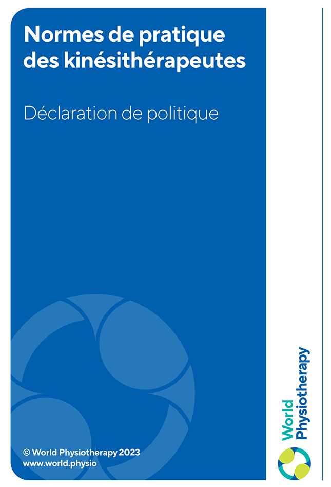 Declaración de política: estándares de práctica de fisioterapia (francés)